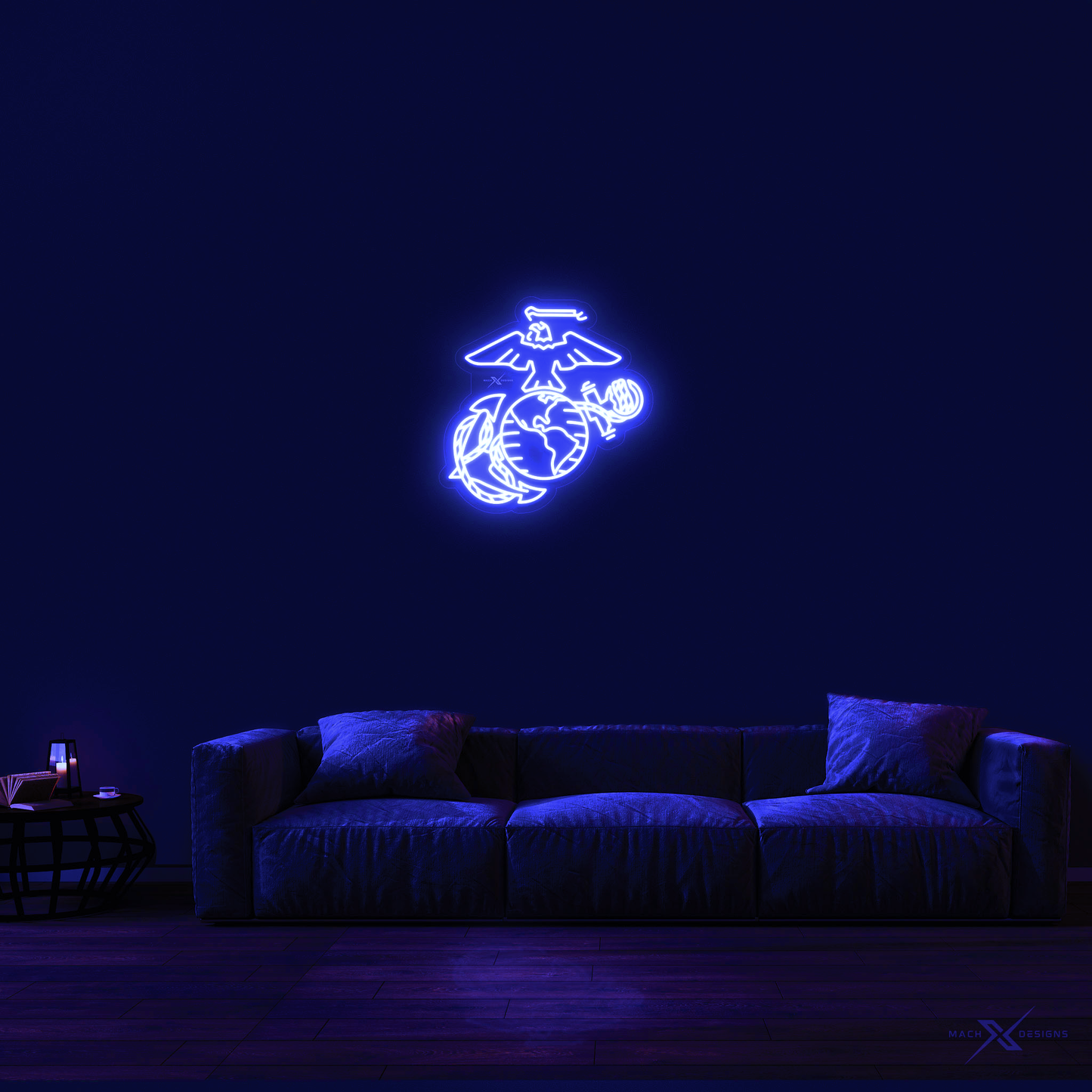 Eagle, Globe, and Anchor Sign