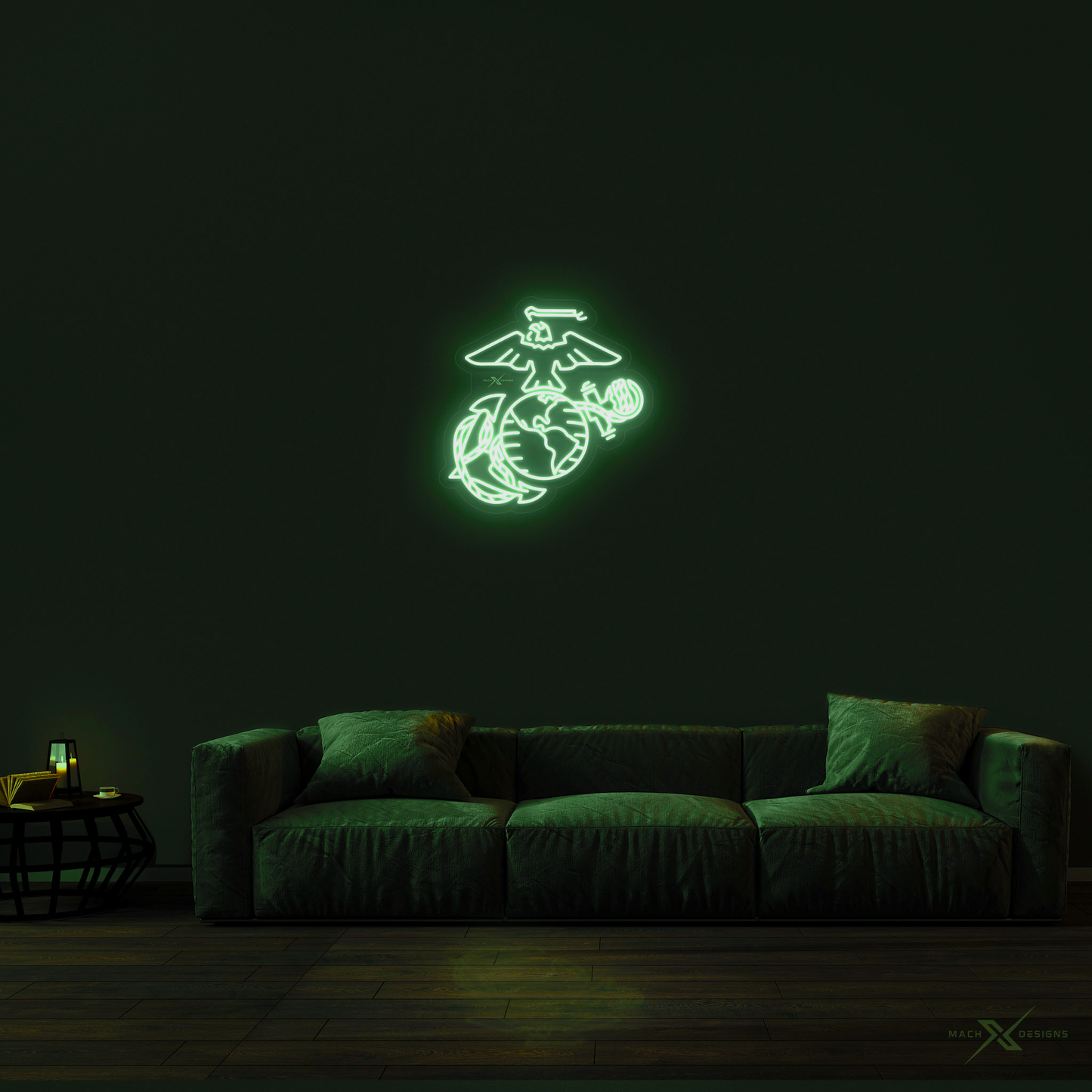 Eagle, Globe, and Anchor Sign