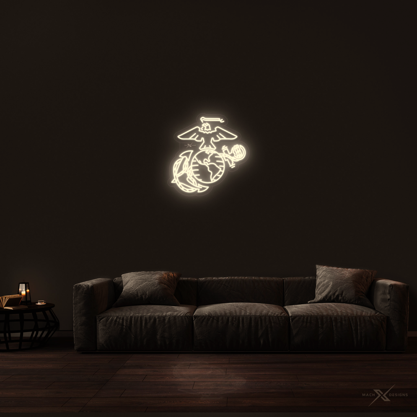 Eagle, Globe, and Anchor Sign