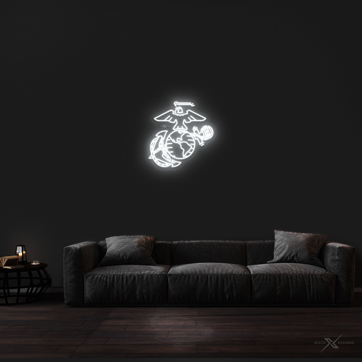 Eagle, Globe, and Anchor Sign
